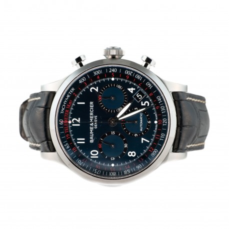 BAUME & MERCIER CAPELAND CHRONOGRAPH BLUE DIAL 44MM 2011