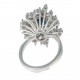 ANEL DE SAFIRA E DIAMANTES