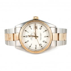 ROLEX OYSTER PERPETUAL DATE OURO E AÇO 34MM 1968