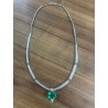 COLAR DE ESMERALDAS COM DIAMANTES
