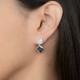 BRINCO DE DIAMANTES E SAFIRAS