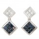 BRINCO DE DIAMANTES E SAFIRAS