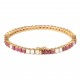 PULSEIRA RIVIERA COM RUBIS E DIAMANTES