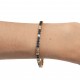 PULSEIRA RIVIERA COM SAFIRAS E DIAMANTES