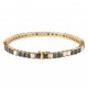 PULSEIRA RIVIERA COM SAFIRAS E DIAMANTES