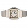 CARTIER SANTOS GALBÉE LADY OURO E AÇO 24X35MM 2000