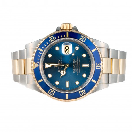 ROLEX SUBMARINER DATE OURO E AÇO 40MM 1998