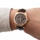 ROLEX SKY-DWELLER ROSE GOLD CHOCOLAT DIAL LEATHER 42MM 2015
