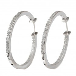 ARGOLA COM DIAMANTES