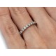 MEIA ALIANÇA DE DIAMANTES