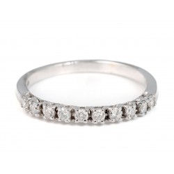 MEIA ALIANÇA DE DIAMANTES