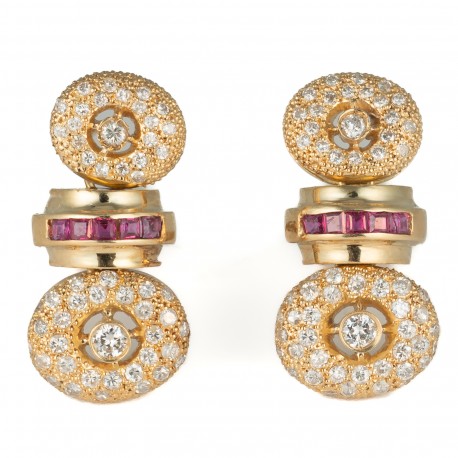 BRINCO COM DIAMANTES E RUBIS