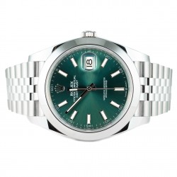 ROLEX DATEJUST 41MM MINT GREEN JUBILEE 2025