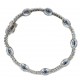 PULSEIRA RIVIERA COM SAFIRAS E DIAMANTES