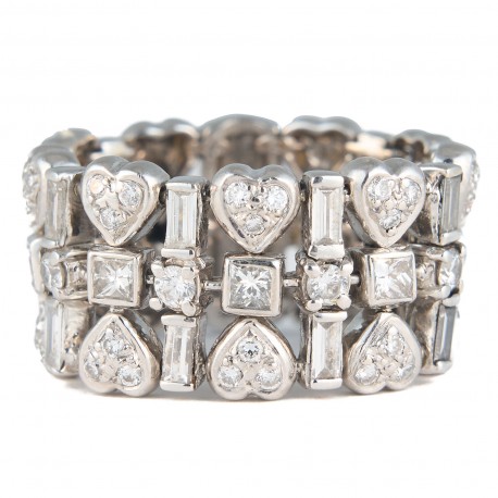 ANEL MALEÁVEL COM DIAMANTES