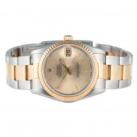 ROLEX DATEJUST OURO E AÇO 31MM FULL SET 1992