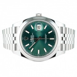 ROLEX DATEJUST 41MM MINT GREEN JUBILEE 2026