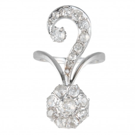 ANEL FLOR DE DIAMANTES