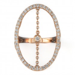 ANEL CORRENTE COM DIAMANTES