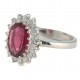 ANEL DE RUBELITA E DIAMANTES