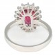 ANEL DE RUBELITA E DIAMANTES
