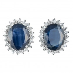 BRINCO DE SAFIRAS E DIAMANTES