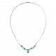 COLAR COM ESMERALDAS E DIAMANTES