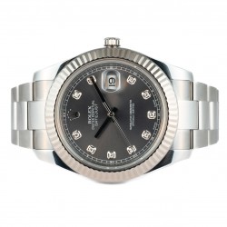 ROLEX DATEJUST II DIAMOND DIAL 41MM 2012