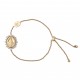 PULSEIRA NOSSA SENHORA DAS GRAÇAS COM DIAMANTES
