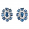 BRINCO DE SAFIRA E DIAMANTES