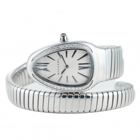 BVLGARI SERPENTI TUBOGAS COM DIAMANTES 35x23MM 2021