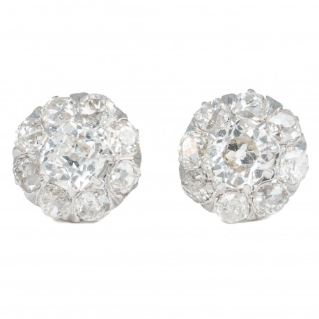 BRINCO FLOR DE DIAMANTES