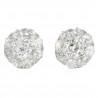 BRINCO FLOR DE DIAMANTES