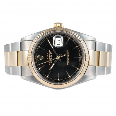 ROLEX DATEJUST 36MM OURO E AÇO 2000