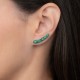 EARCUFF DE ESMERALDAS