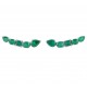 EARCUFF DE ESMERALDAS