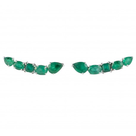 EARCUFF DE ESMERALDAS