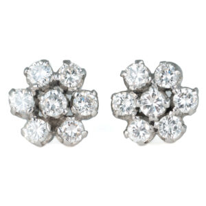 BRINCO FLOR DE DIAMANTES