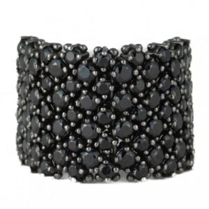 ANEL DE DIAMANTES NEGROS