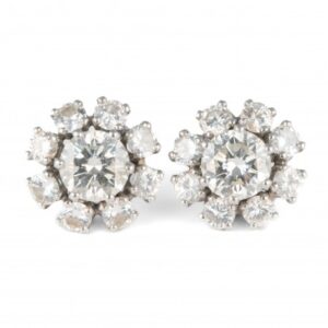 BRINCO FLOR DE DIAMANTES