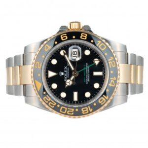 ROLEX GMT MASTER II OURO E AÇO CERAMIC 40MM 2009